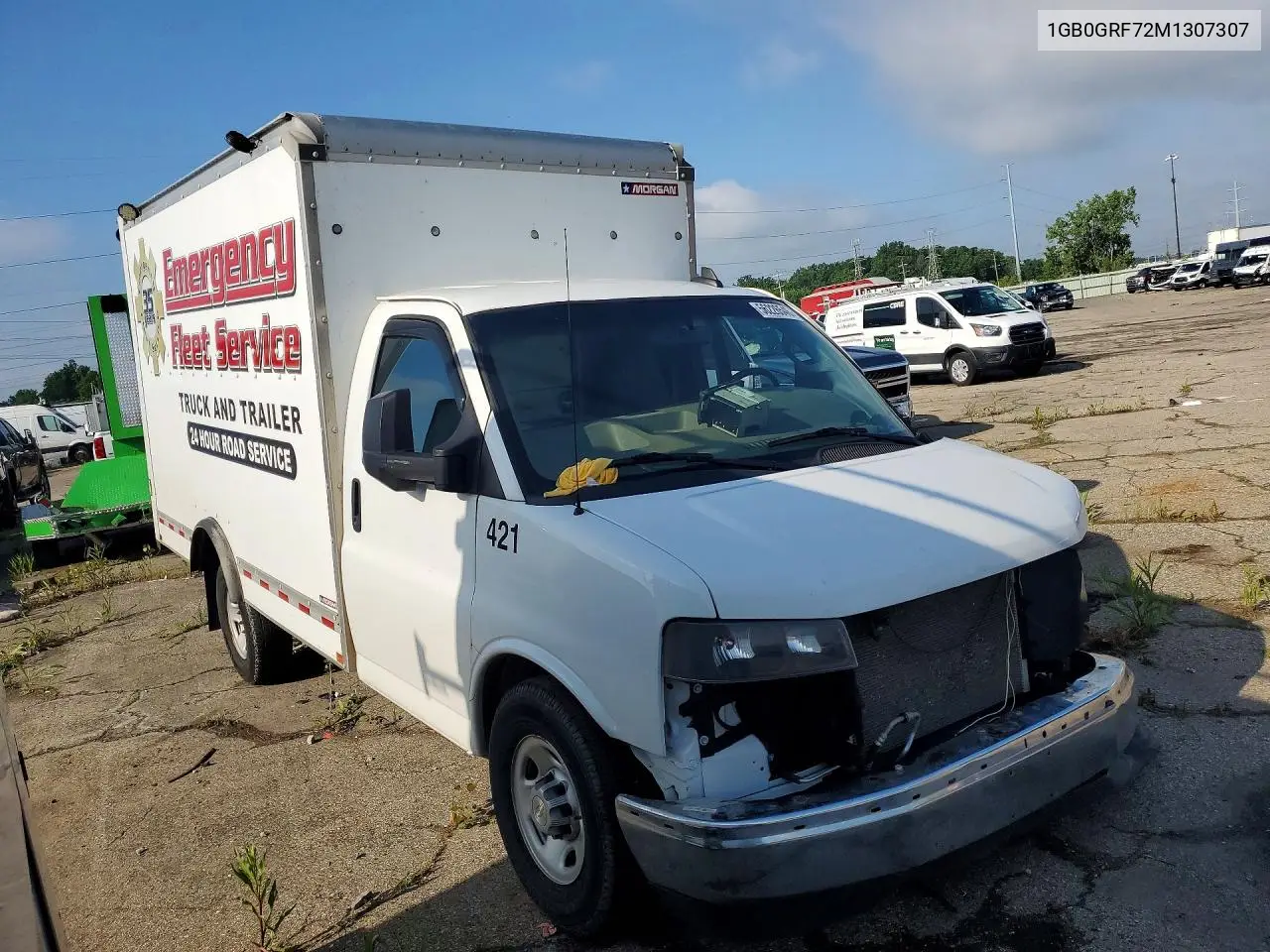 2021 Chevrolet Express G3500 VIN: 1GB0GRF72M1307307 Lot: 56226546