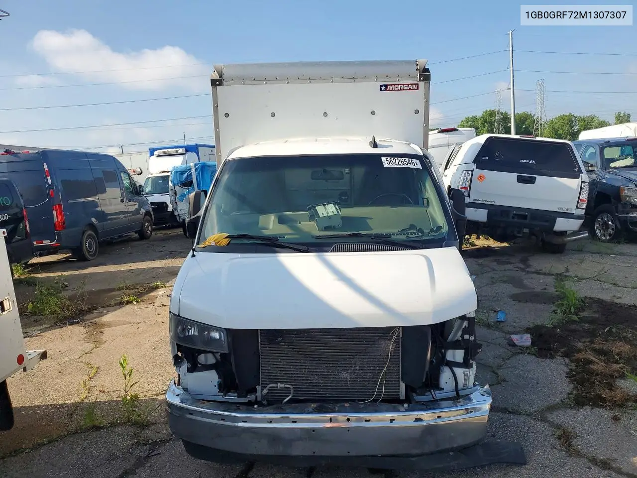 2021 Chevrolet Express G3500 VIN: 1GB0GRF72M1307307 Lot: 56226546