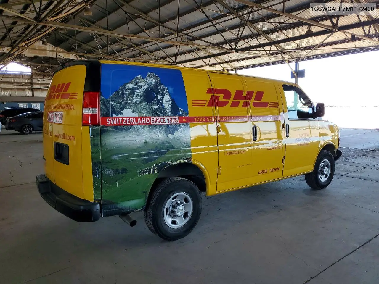 2021 Chevrolet Express G VIN: 1GCWGAFP7M1172400 Lot: 57437966