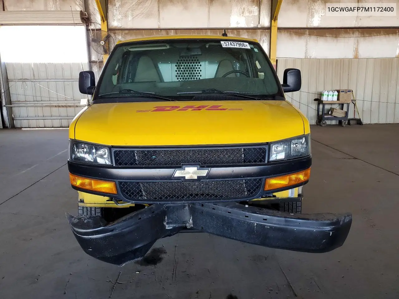 2021 Chevrolet Express G VIN: 1GCWGAFP7M1172400 Lot: 57437966