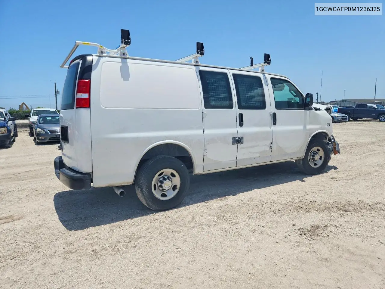 2021 Chevrolet Express G2500 VIN: 1GCWGAFP0M1236325 Lot: 58929606