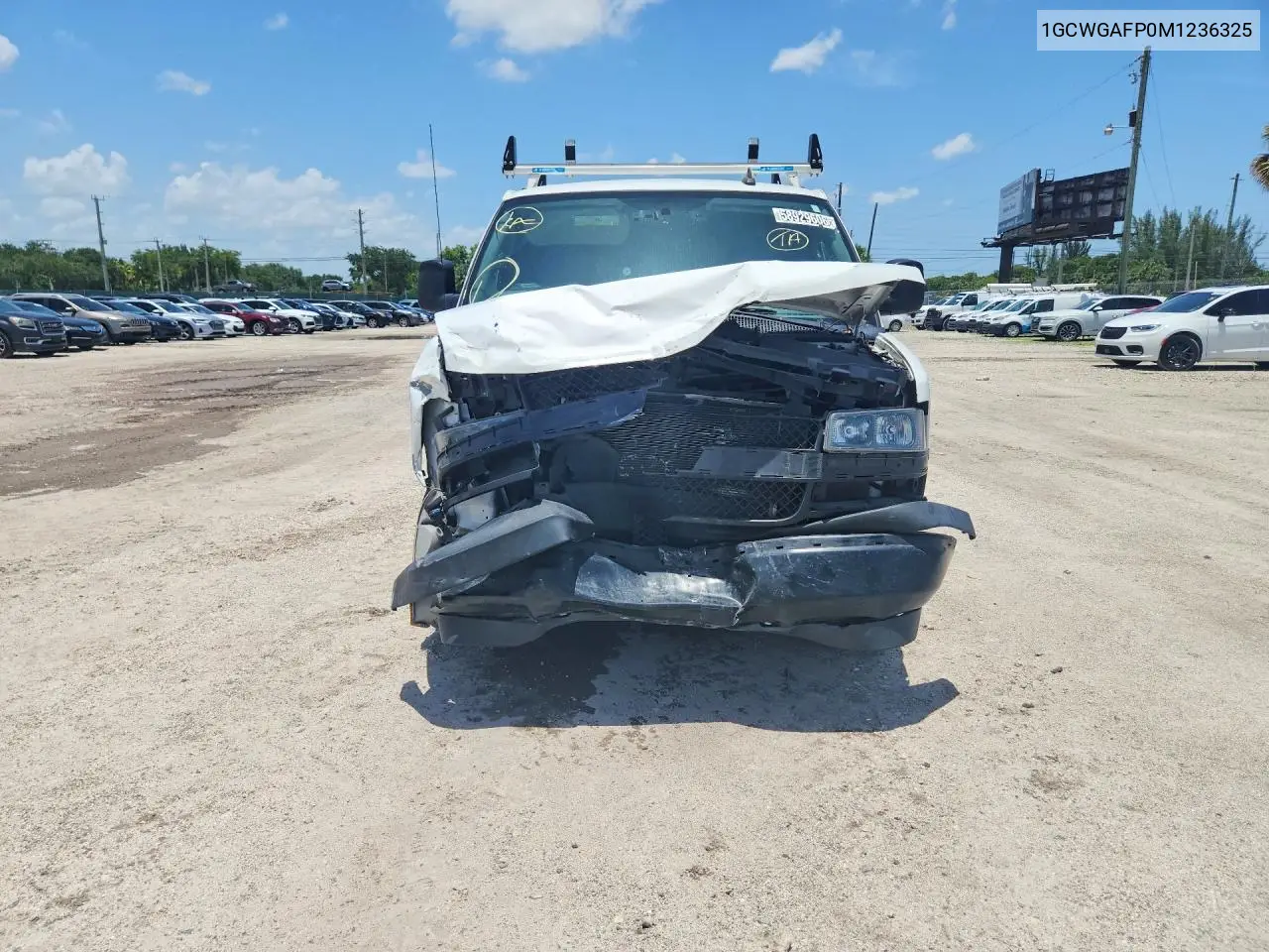 2021 Chevrolet Express G2500 VIN: 1GCWGAFP0M1236325 Lot: 58929606