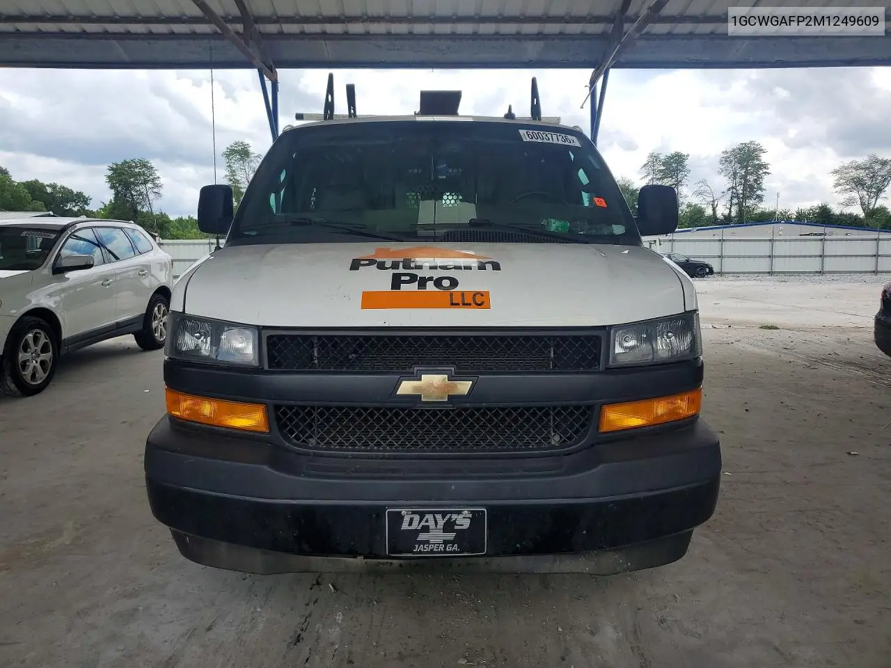 2021 Chevrolet Express G2500 VIN: 1GCWGAFP2M1249609 Lot: 60037736