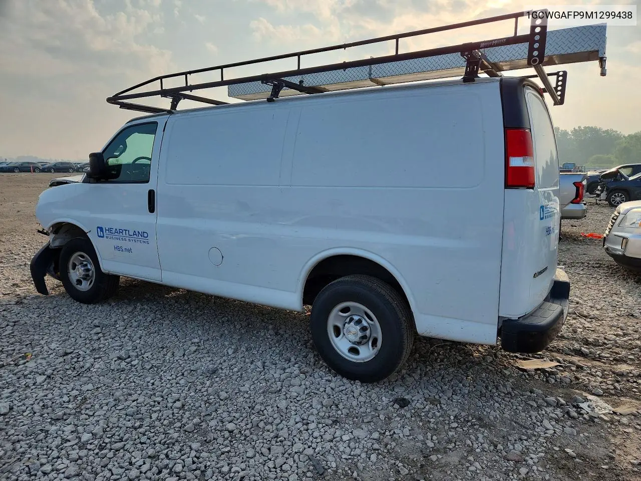 2021 Chevrolet Express G2500 VIN: 1GCWGAFP9M1299438 Lot: 61012766