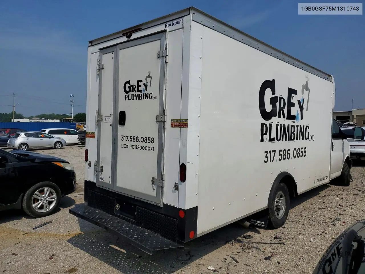 2021 Chevrolet Express G3500 VIN: 1GB0GSF75M1310743 Lot: 61188406