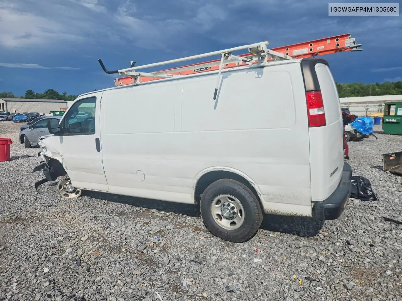 2021 Chevrolet Express G2500 VIN: 1GCWGAFP4M1305680 Lot: 85452485
