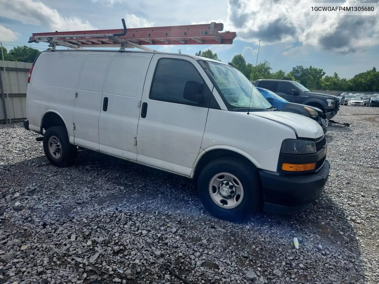 2021 Chevrolet Express G2500 VIN: 1GCWGAFP4M1305680 Lot: 85452485