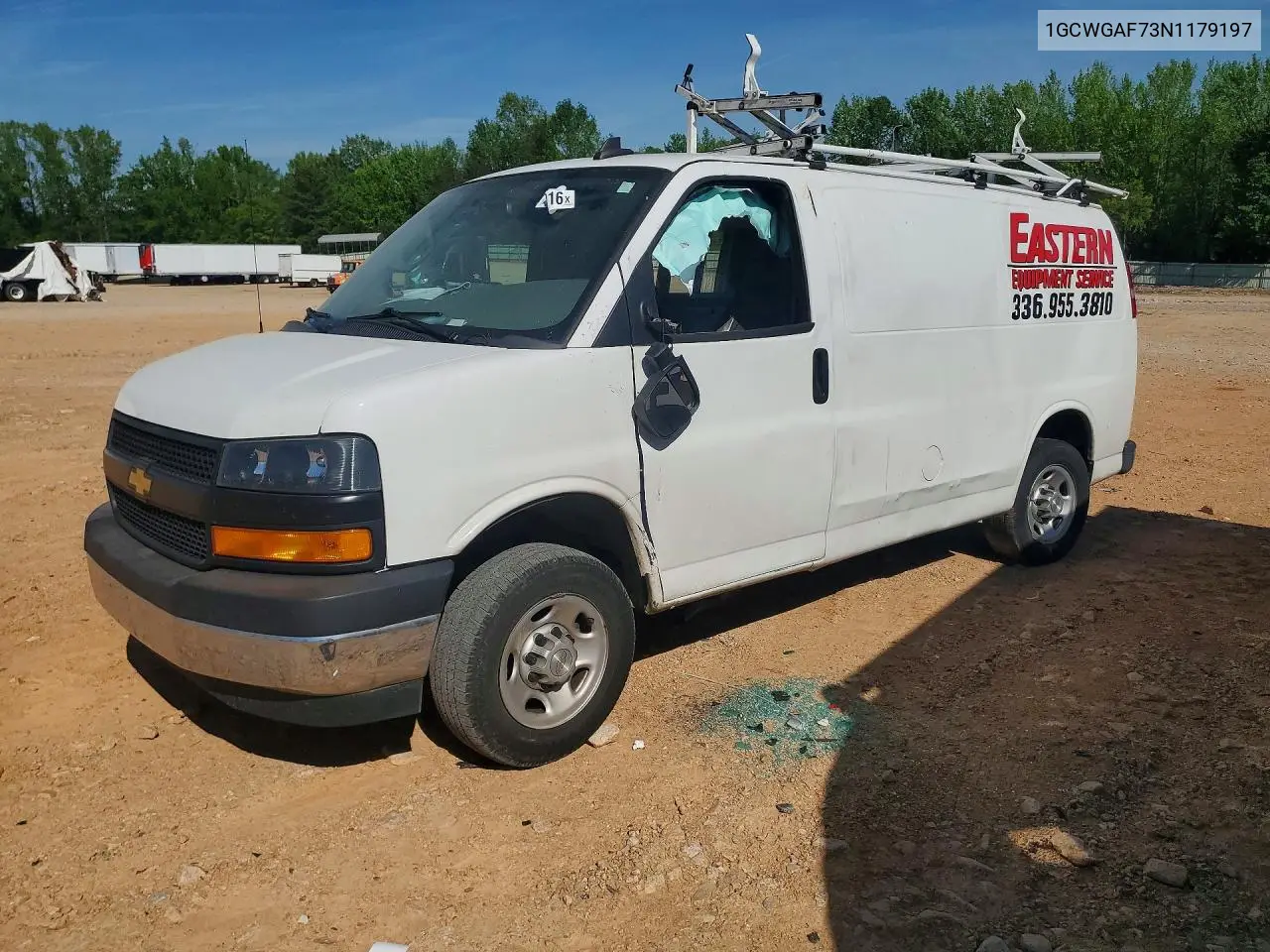 2022 Chevrolet Express G2500 VIN: 1GCWGAF73N1179197 Lot: 50050016