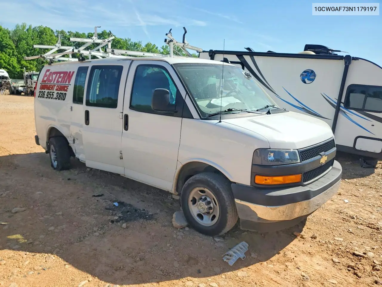 2022 Chevrolet Express G2500 VIN: 1GCWGAF73N1179197 Lot: 50050016