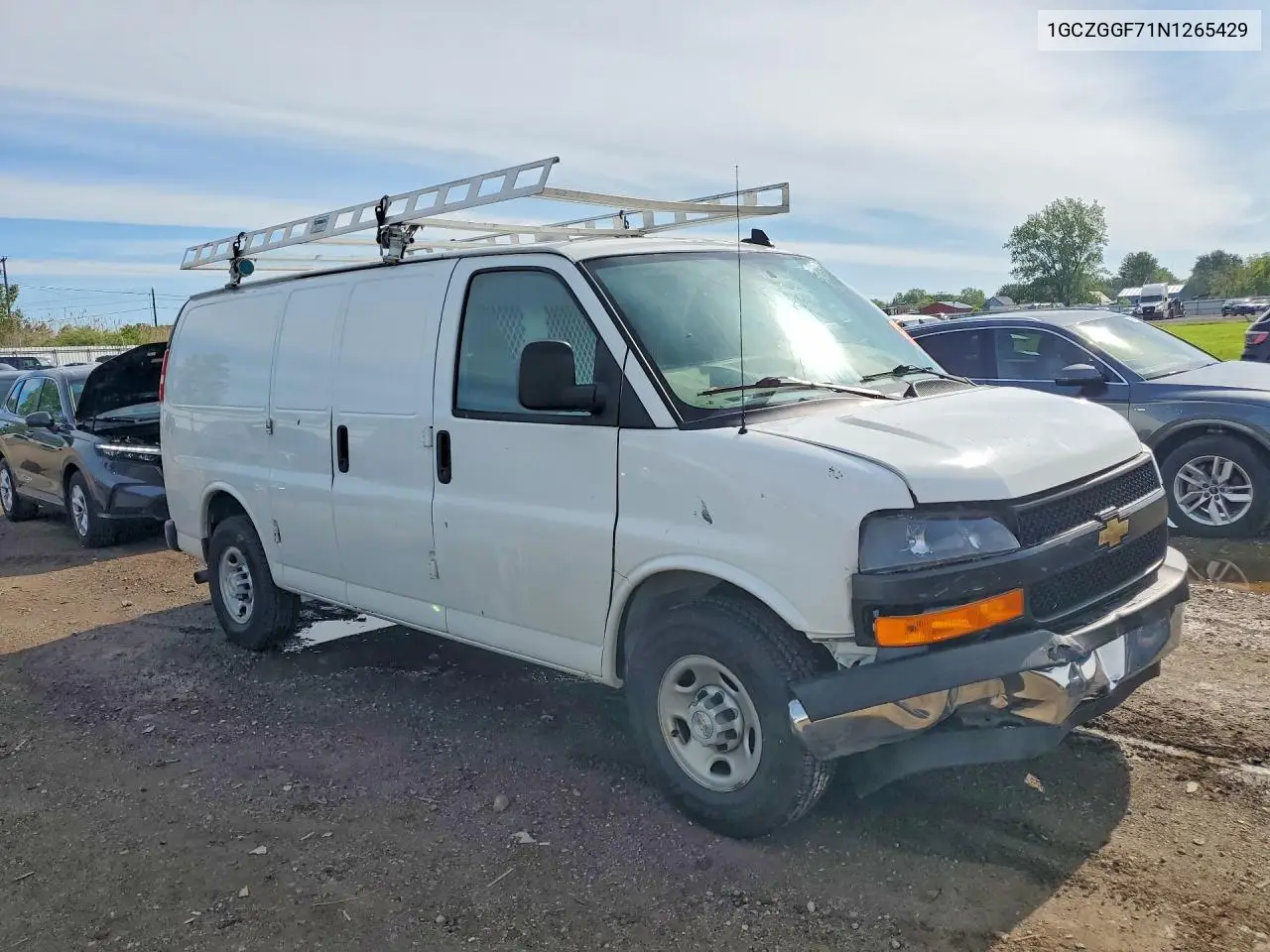 2022 Chevrolet Express G3500 VIN: 1GCZGGF71N1265429 Lot: 54486576