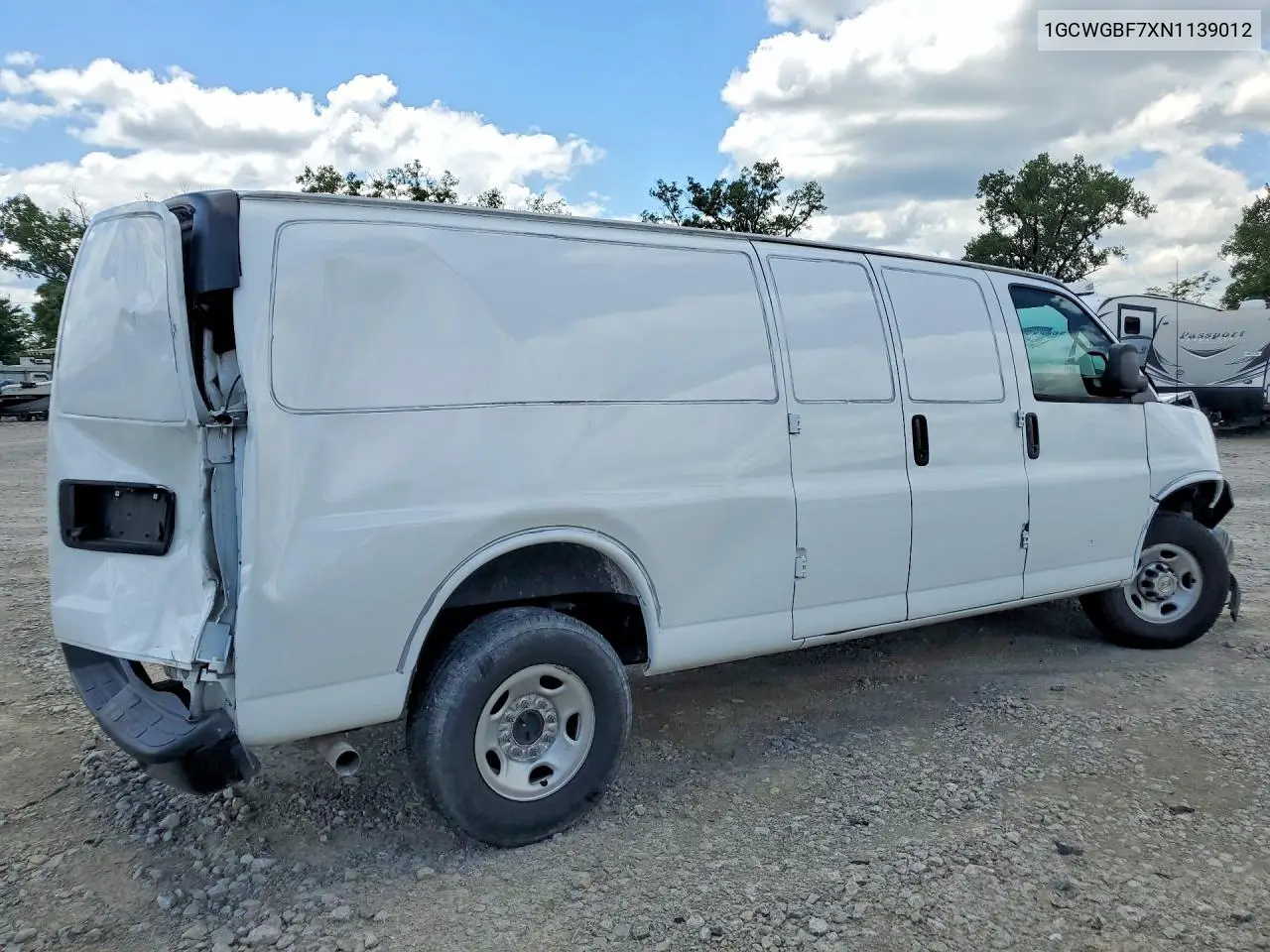 2022 Chevrolet Express G2500 VIN: 1GCWGBF7XN1139012 Lot: 60128896
