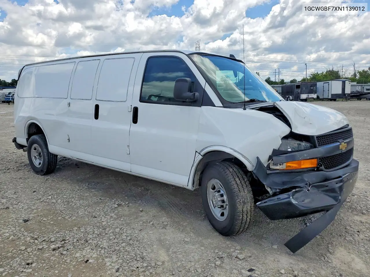 2022 Chevrolet Express G2500 VIN: 1GCWGBF7XN1139012 Lot: 60128896