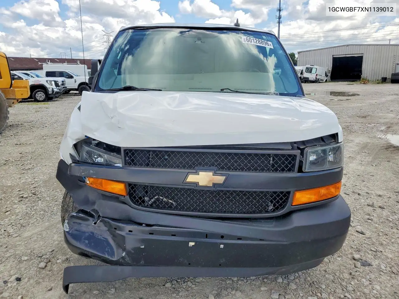2022 Chevrolet Express G2500 VIN: 1GCWGBF7XN1139012 Lot: 60128896