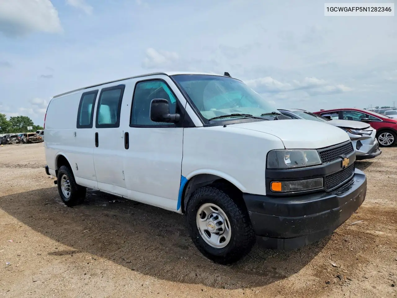 2022 Chevrolet Express 2500 Cargo Delivery Van VIN: 1GCWGAFP5N1282346 Lot: 60240486