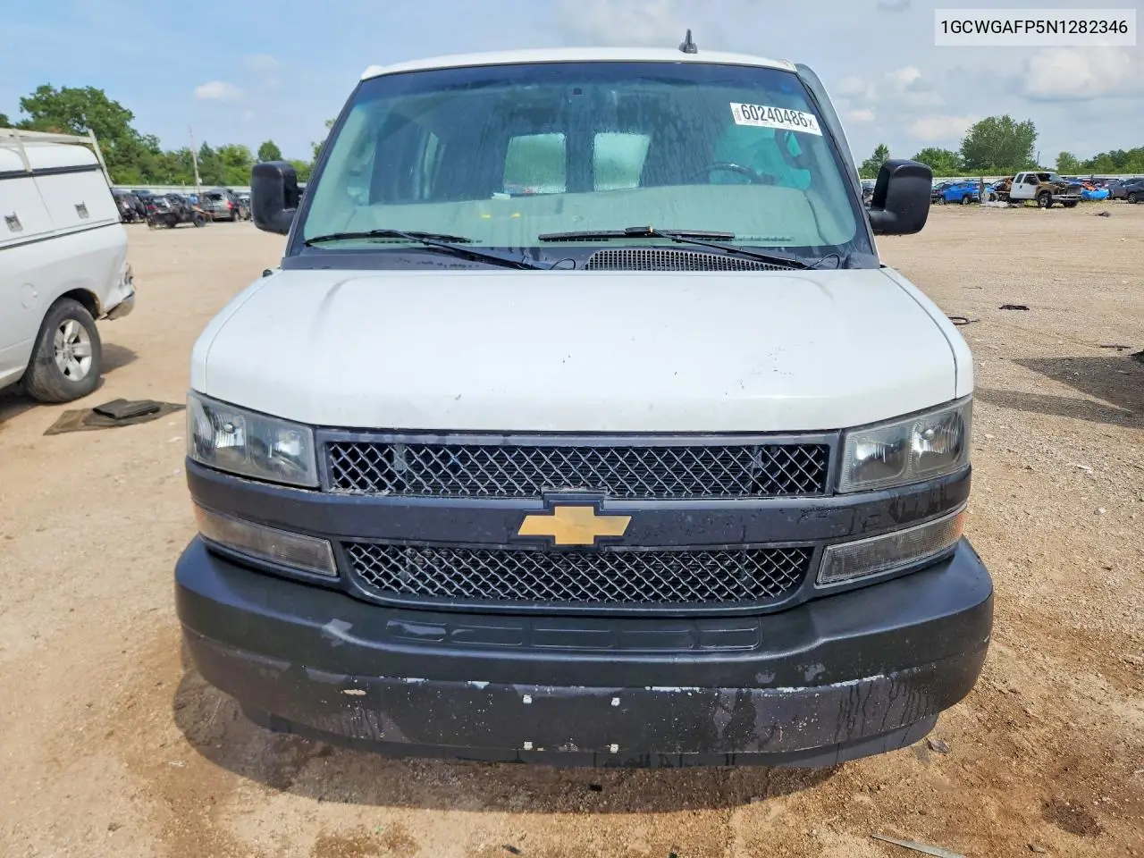 2022 Chevrolet Express 2500 Cargo Delivery Van VIN: 1GCWGAFP5N1282346 Lot: 60240486