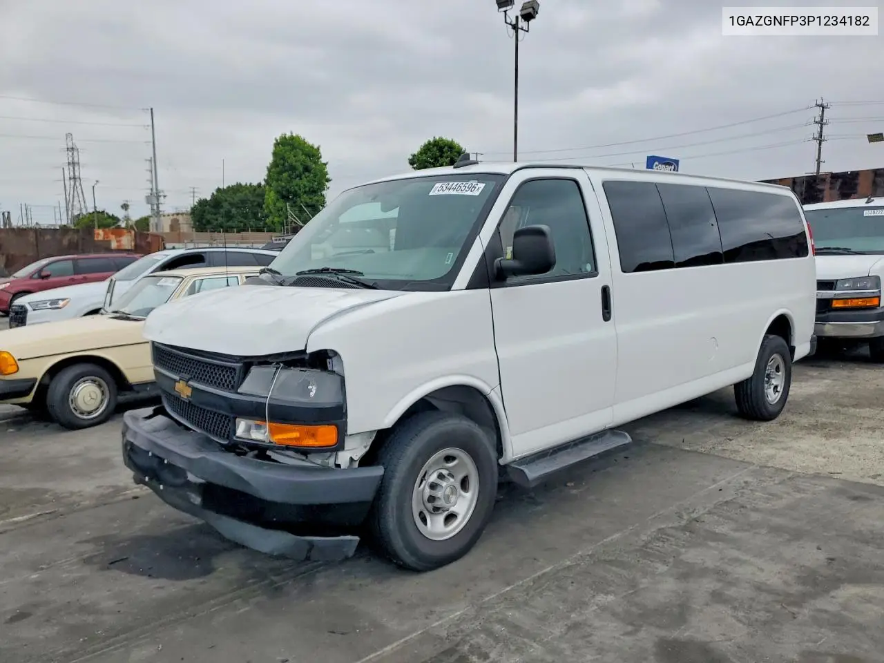 1GAZGNFP3P1234182 2023 Chevy Express G3500 Psgr Van- R&D- Pri Fleet