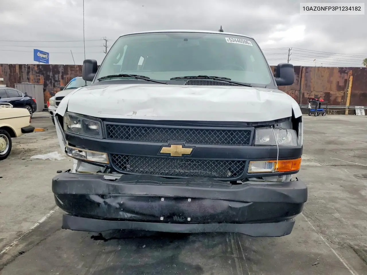 1GAZGNFP3P1234182 2023 Chevy Express G3500 Psgr Van- R&D- Pri Fleet