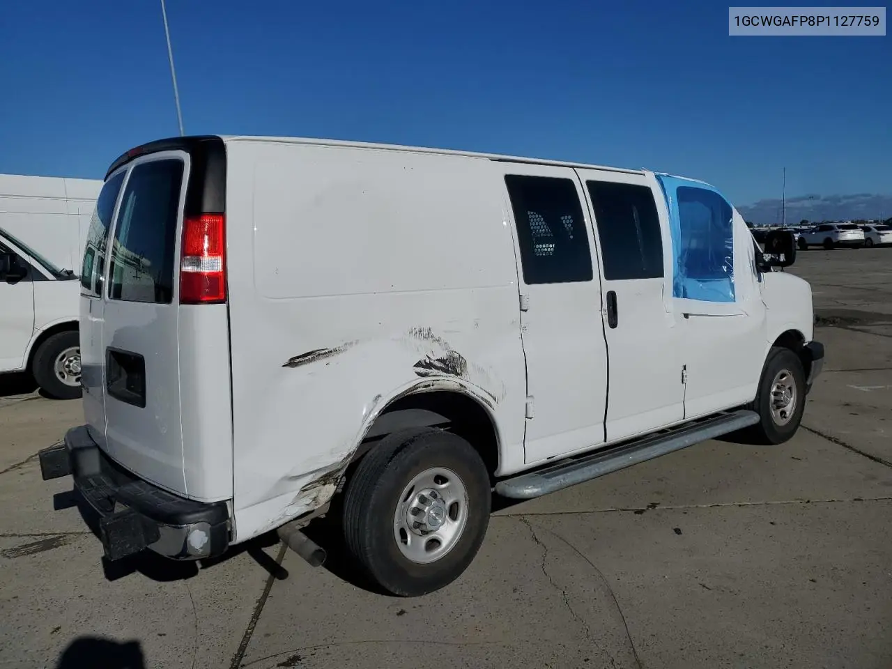 1GCWGAFP8P1127759 2023 Chevy Express 2500 Cargo - R & D - Pri Fleet