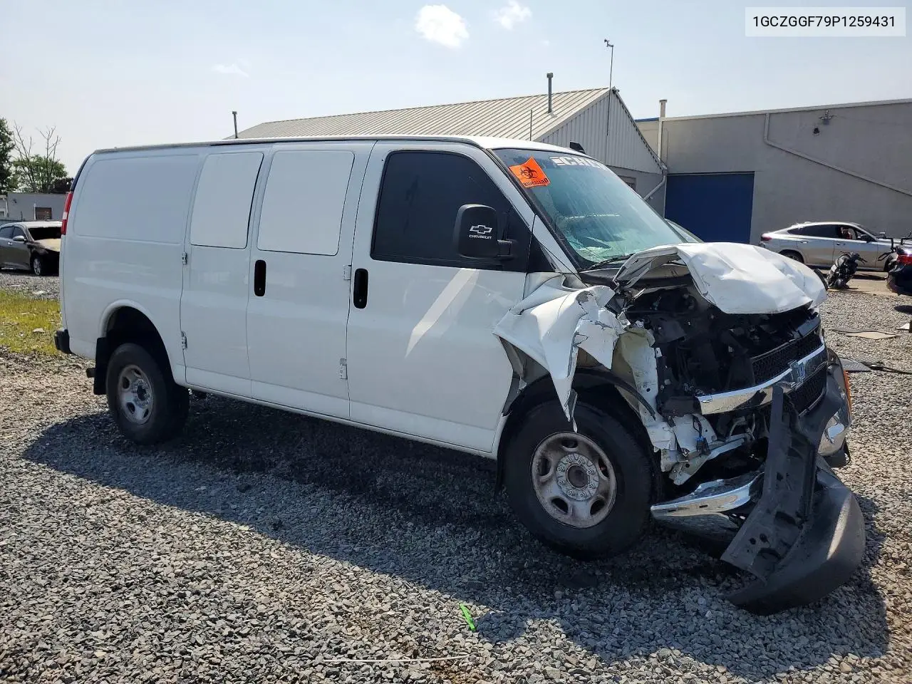 2023 Chevrolet Express G3500 VIN: 1GCZGGF79P1259431 Lot: 56003556