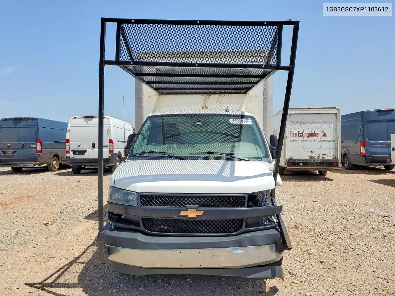2023 Chevrolet Express Box Truck VIN: 1GB3GSC7XP1103612 Lot: 58750306