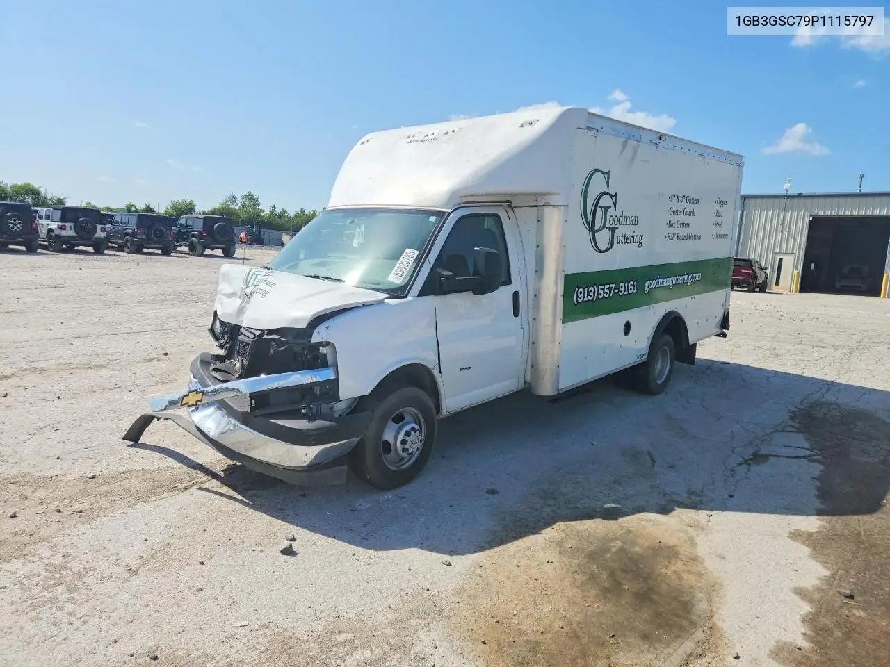 2023 Chevrolet Express G3500 VIN: 1GB3GSC79P1115797 Lot: 59820786