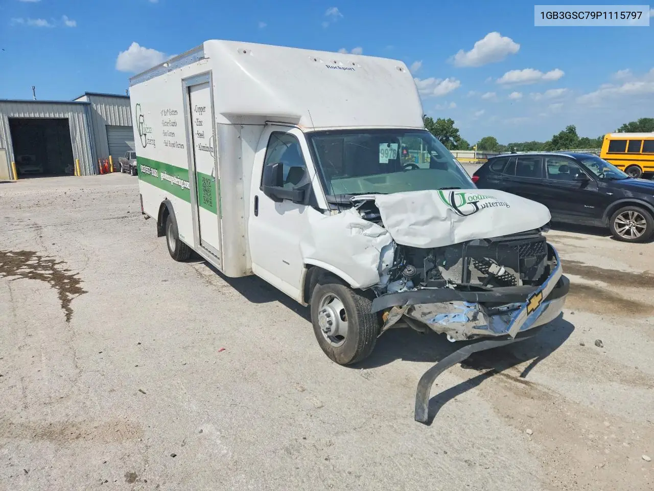 2023 Chevrolet Express G3500 VIN: 1GB3GSC79P1115797 Lot: 59820786
