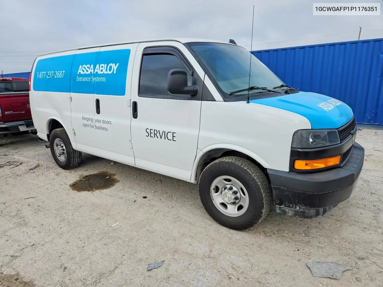 2023 Chevrolet Express G2500 VIN: 1GCWGAFP1P1176351 Lot: 59883926