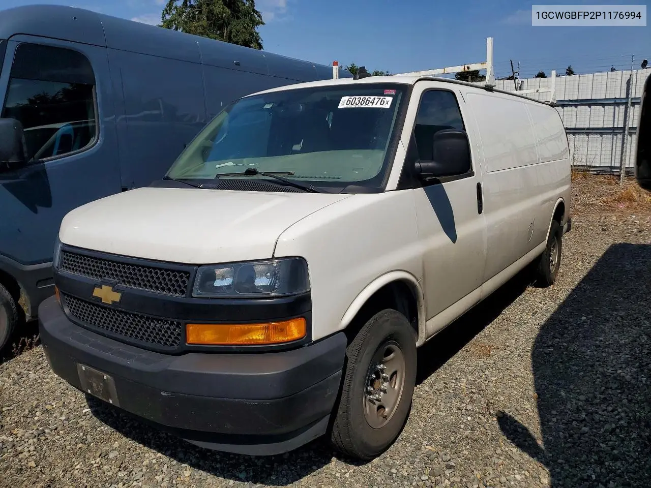 2023 Chev Express G3 VIN: 1GCWGBFP2P1176994 Lot: 60386476