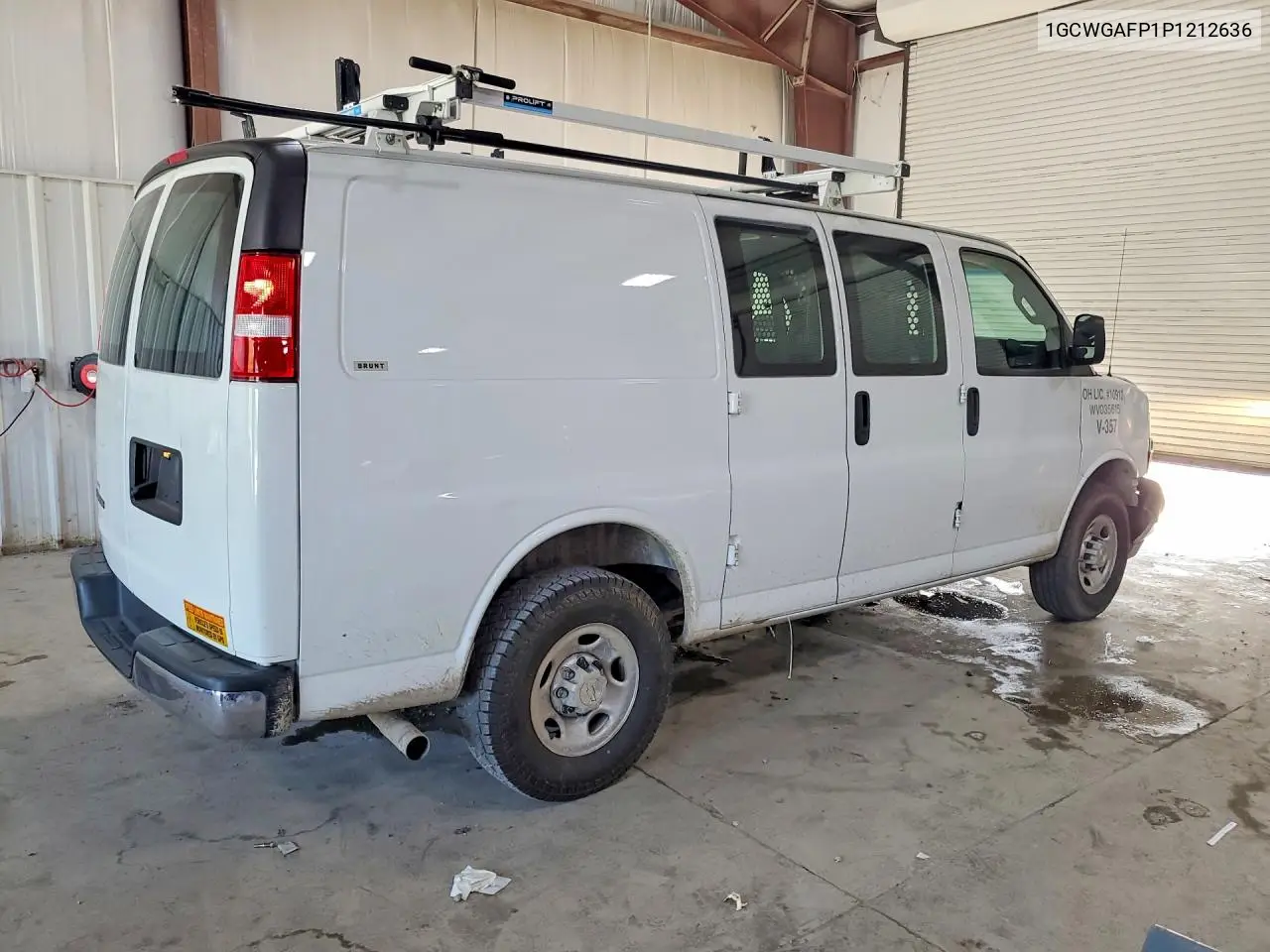 2023 Chevrolet Express 25 VIN: 1GCWGAFP1P1212636 Lot: 60812086