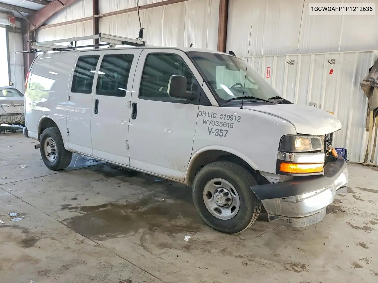 2023 Chevrolet Express 25 VIN: 1GCWGAFP1P1212636 Lot: 60812086