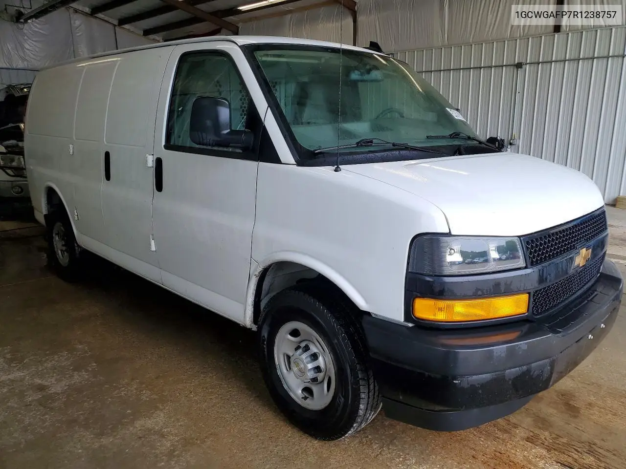 2024 Chevrolet Express 2500 Cargo Delivery Van VIN: 1GCWGAFP7R1238757 Lot: 54596376