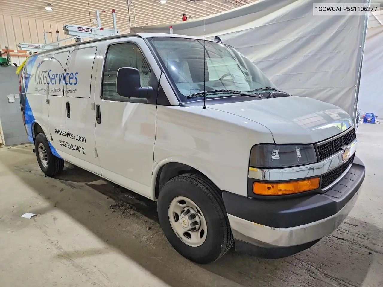 2025 Chevrolet Express G2500 VIN: 1GCWGAFP5S1106277 Lot: 60588386