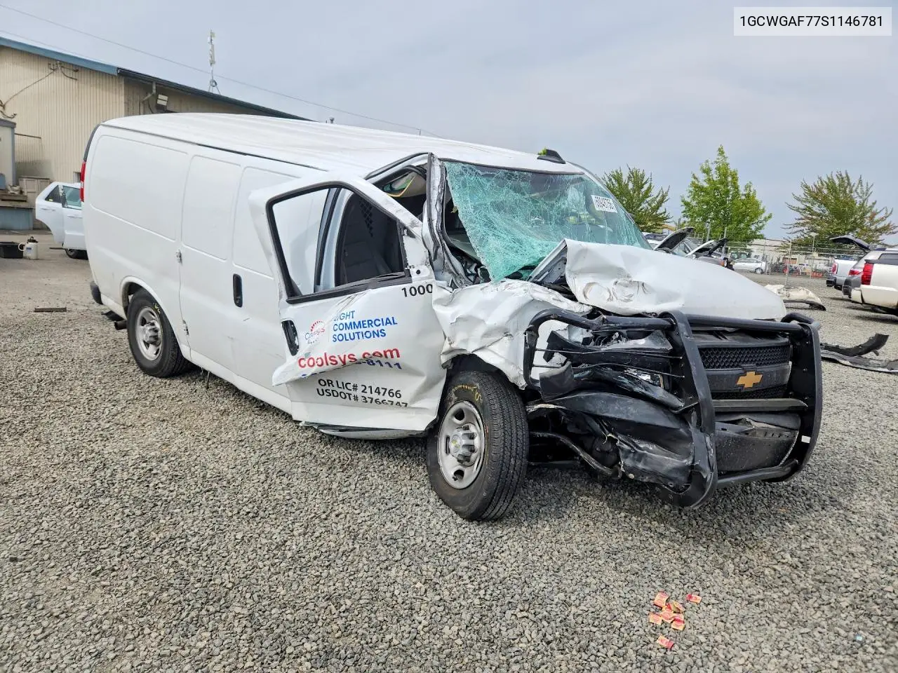 2025 Chevrolet Express G2500 VIN: 1GCWGAF77S1146781 Lot: 60948756