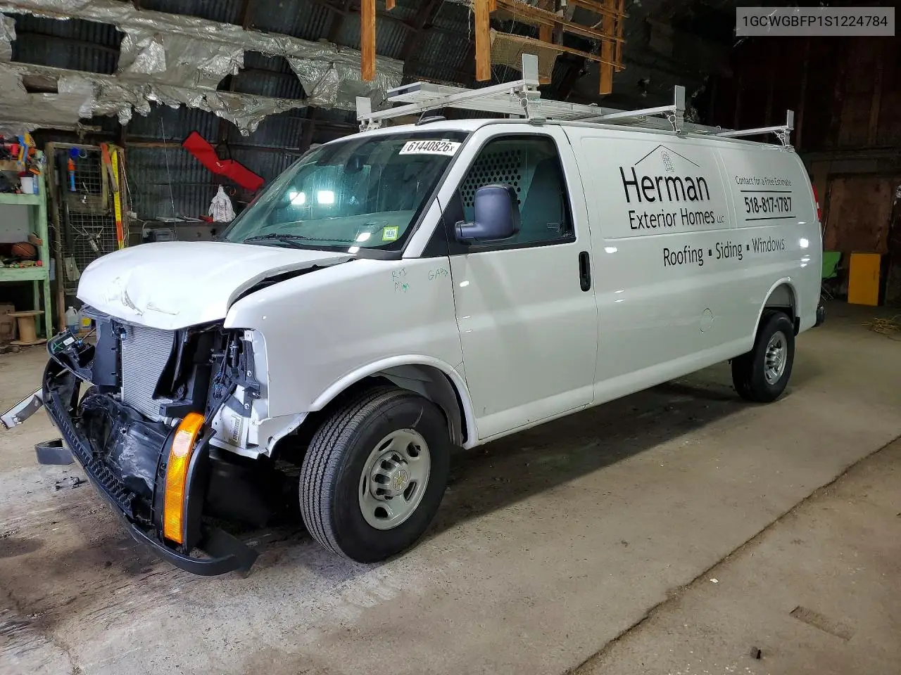 2025 Chevrolet Express G2500 VIN: 1GCWGBFP1S1224784 Lot: 61440826