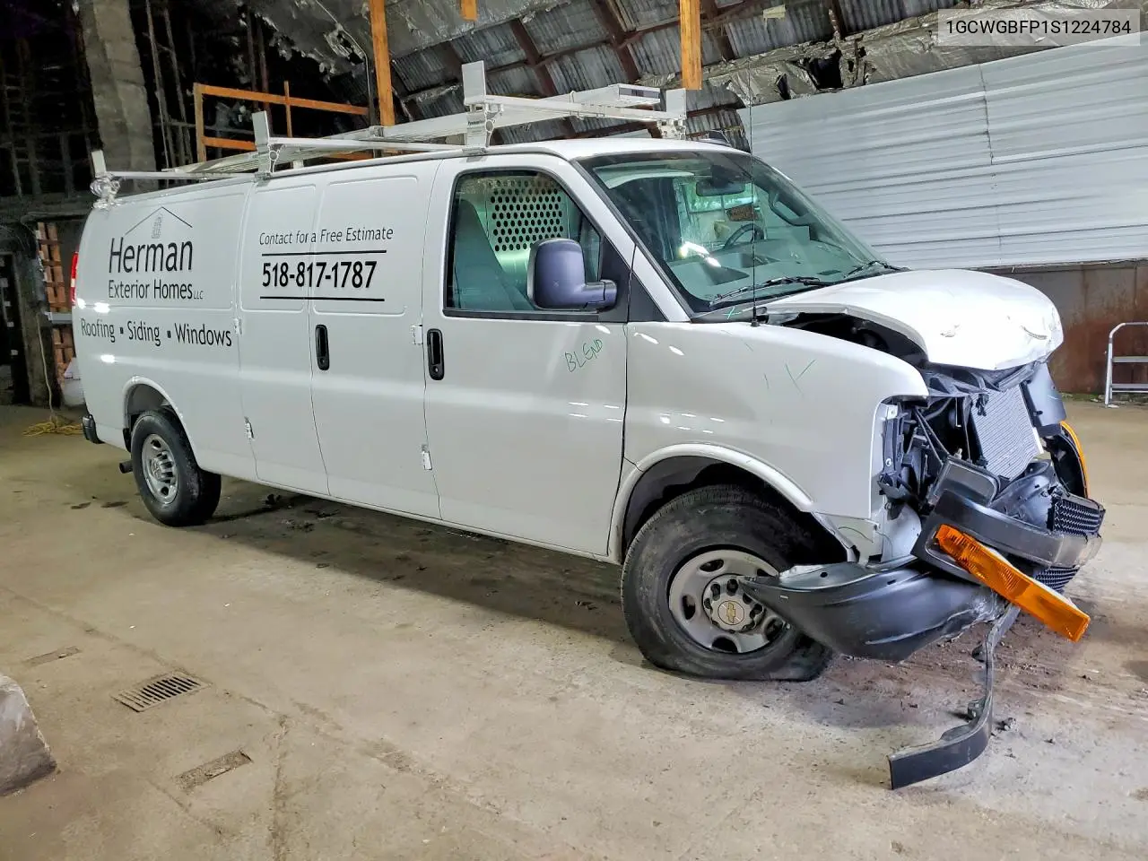 2025 Chevrolet Express G2500 VIN: 1GCWGBFP1S1224784 Lot: 61440826