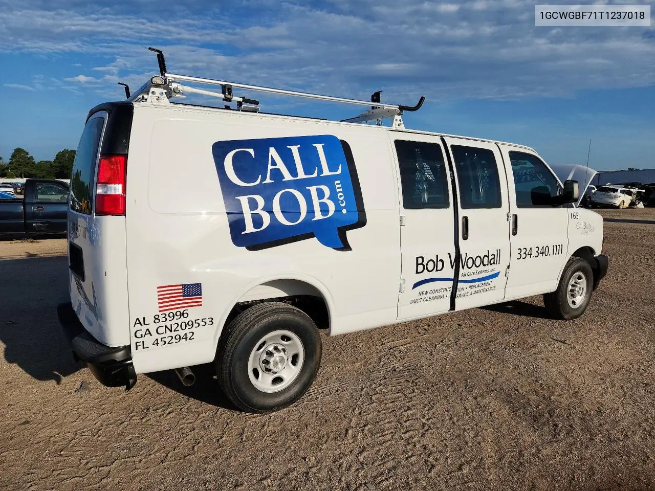 2026 Chevrolet Express G2500 VIN: 1GCWGBF71T1237018 Lot: 61182306