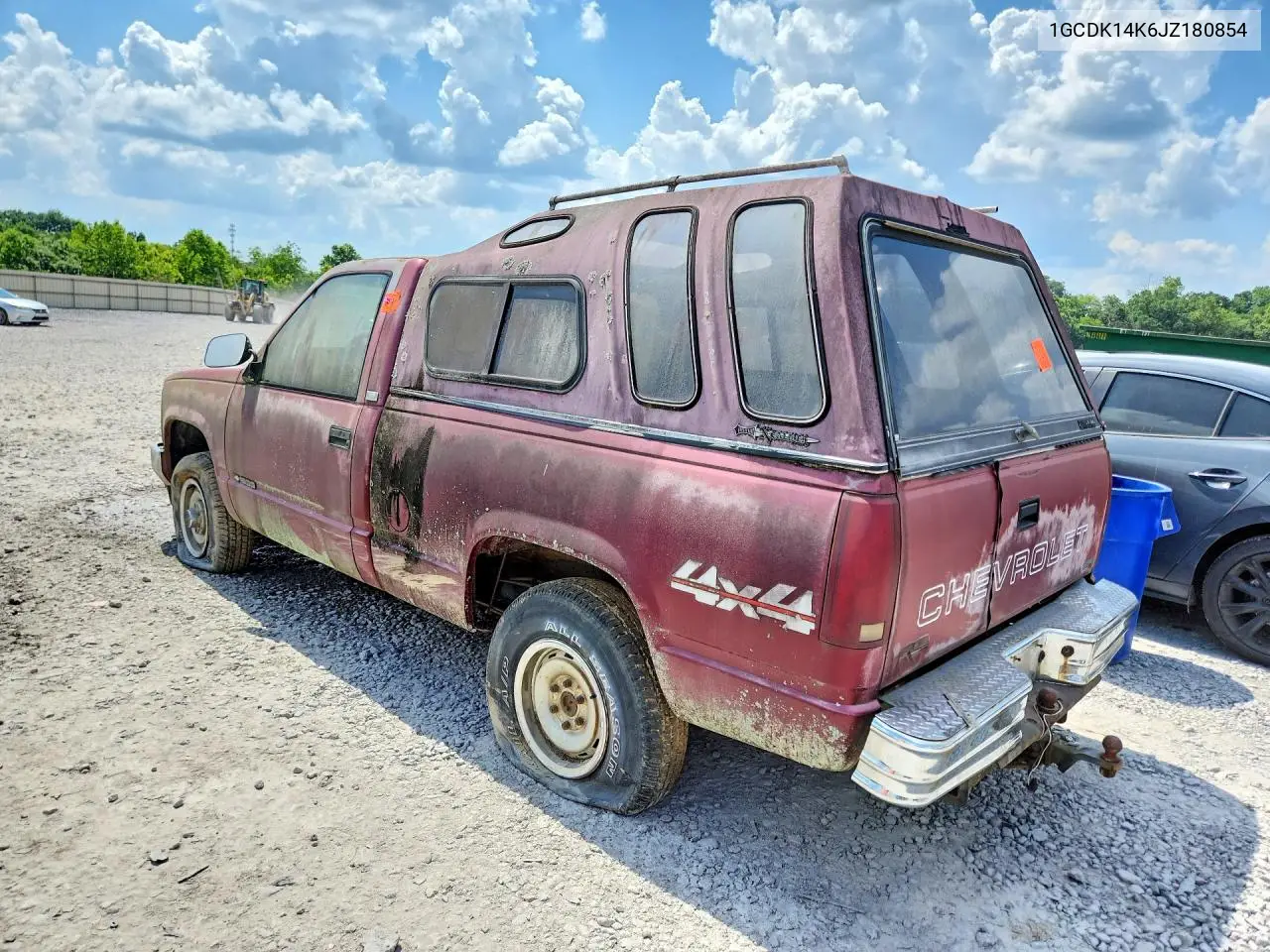 1988 Chevrolet Gmt-400 K1500 VIN: 1GCDK14K6JZ180854 Lot: 56870756