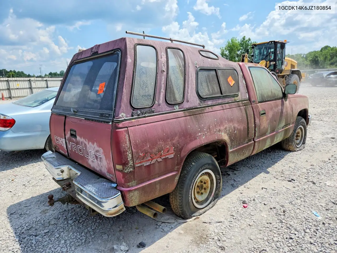 1988 Chevrolet Gmt-400 K1500 VIN: 1GCDK14K6JZ180854 Lot: 56870756