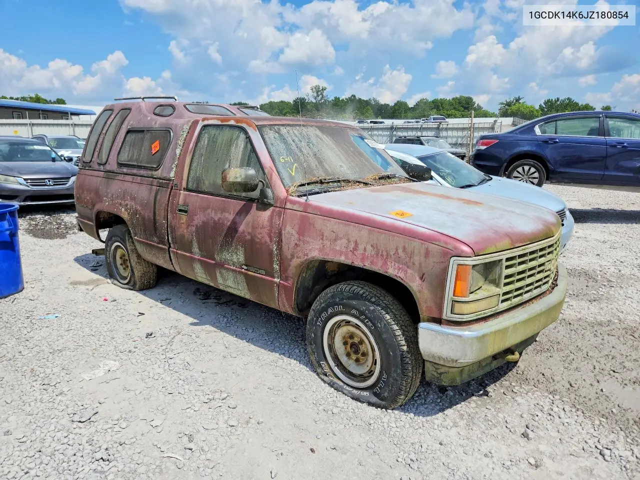 1988 Chevrolet Gmt-400 K1500 VIN: 1GCDK14K6JZ180854 Lot: 56870756
