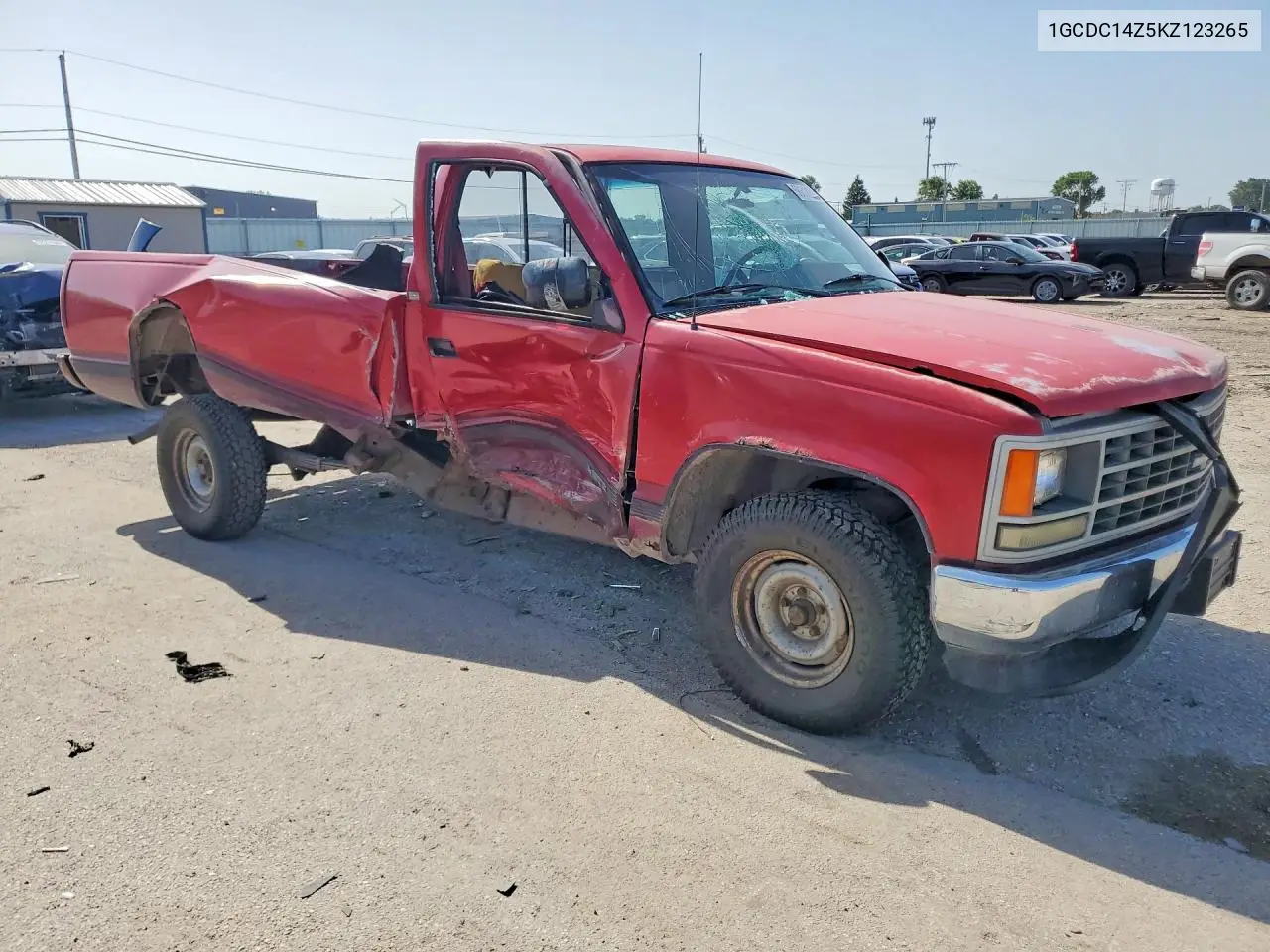 1989 Chevrolet Gmt-400 C1500 VIN: 1GCDC14Z5KZ123265 Lot: 58618296