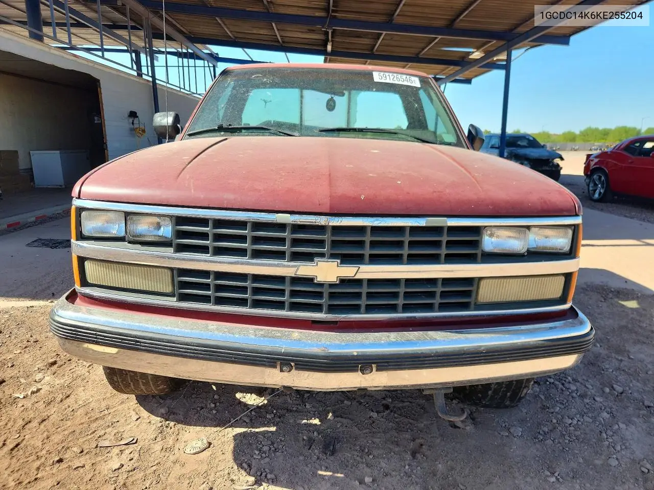 1989 Chevrolet Gmt-400 C1500 VIN: 1GCDC14K6KE255204 Lot: 59126546
