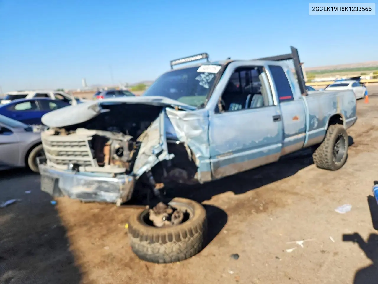 1989 Chevrolet Gmt-400 K1500 VIN: 2GCEK19H8K1233565 Lot: 60089706