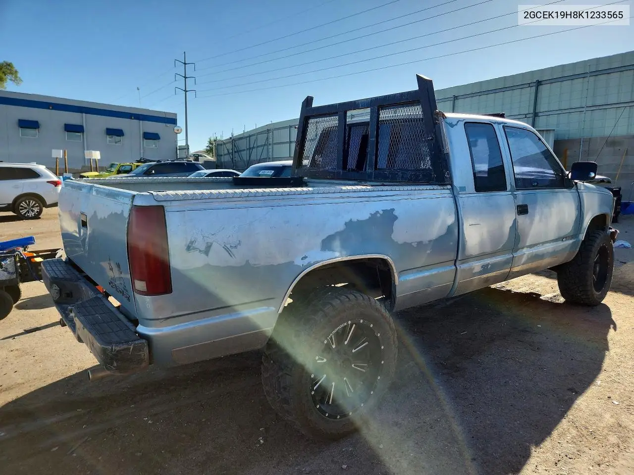 1989 Chevrolet Gmt-400 K1500 VIN: 2GCEK19H8K1233565 Lot: 60089706