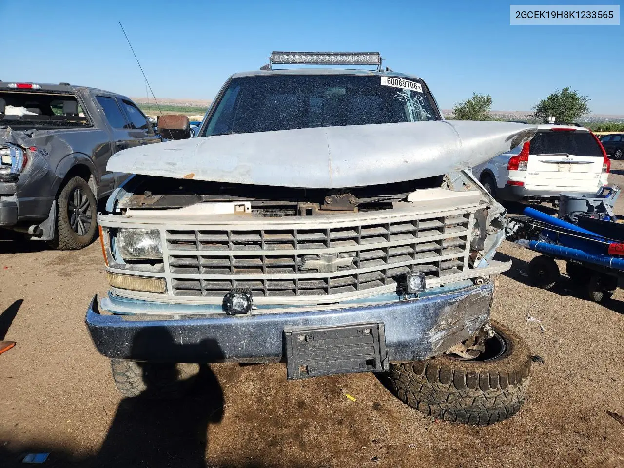 1989 Chevrolet Gmt-400 K1500 VIN: 2GCEK19H8K1233565 Lot: 60089706