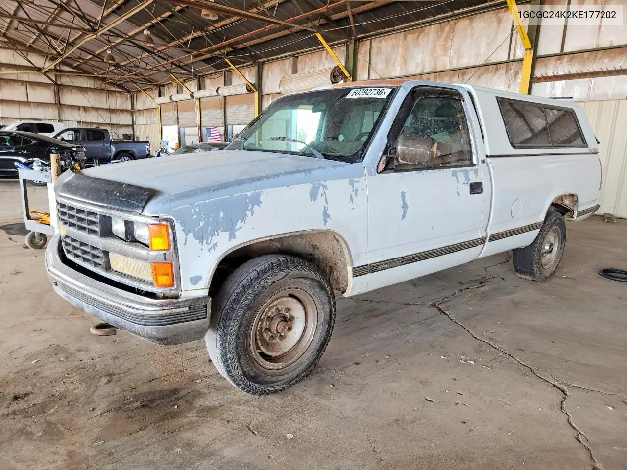 1989 Chevrolet Gmt-400 C2500 VIN: 1GCGC24K2KE177202 Lot: 60392736
