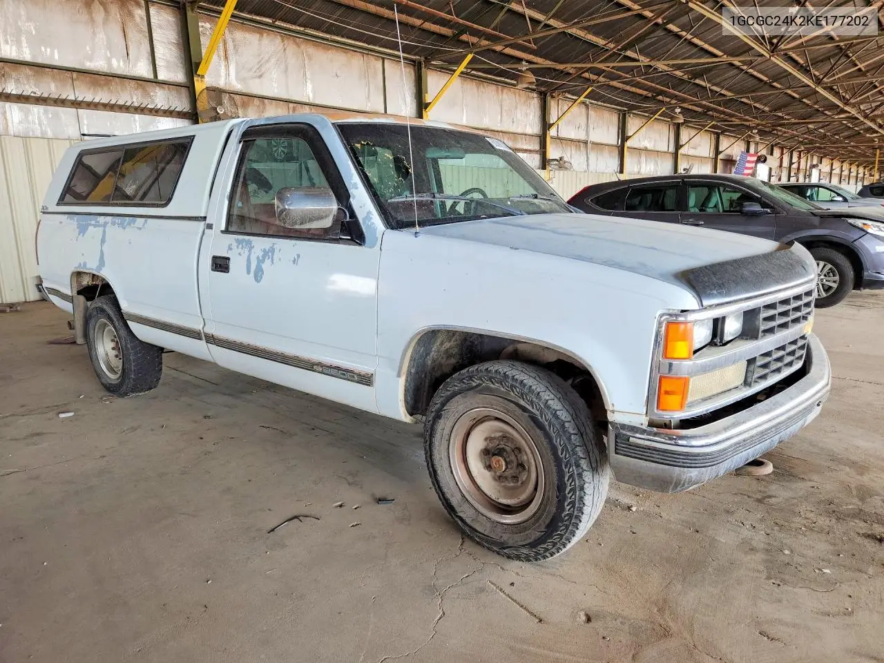 1989 Chevrolet Gmt-400 C2500 VIN: 1GCGC24K2KE177202 Lot: 60392736