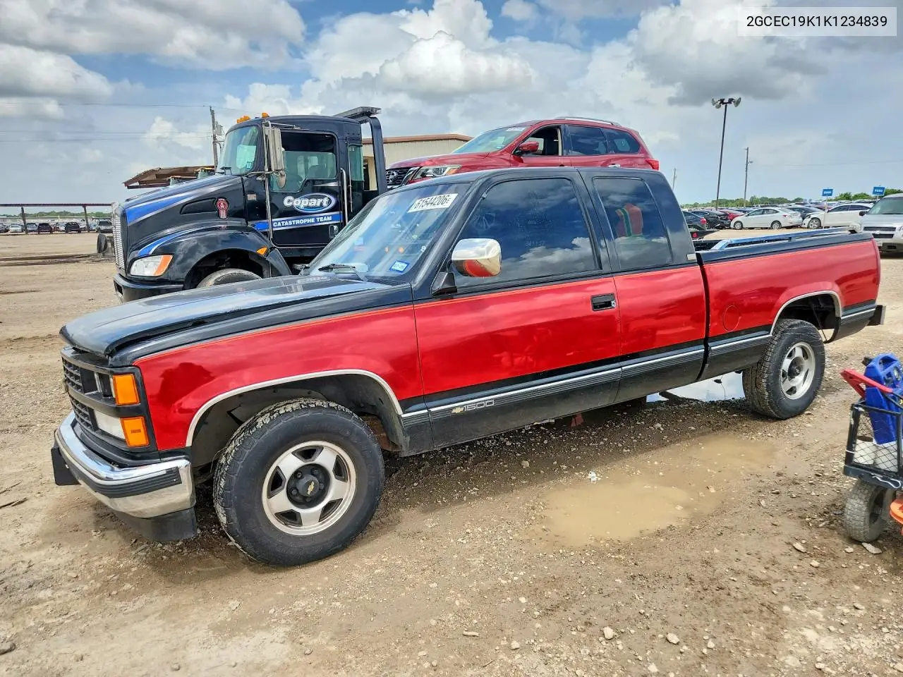 1989 Chevrolet Gmt-400 C1500 VIN: 2GCEC19K1K1234839 Lot: 61544206