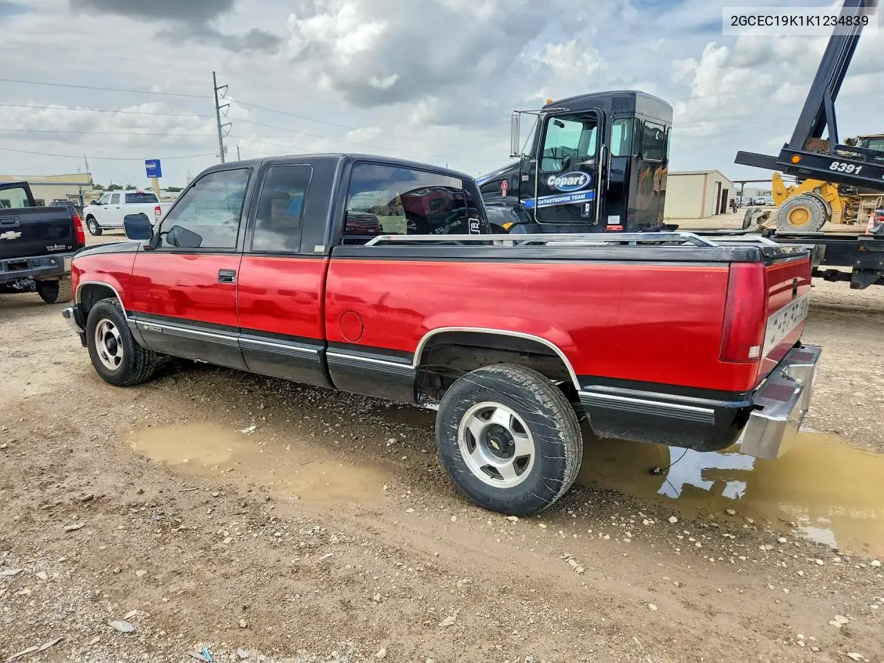 1989 Chevrolet Gmt-400 C1500 VIN: 2GCEC19K1K1234839 Lot: 61544206