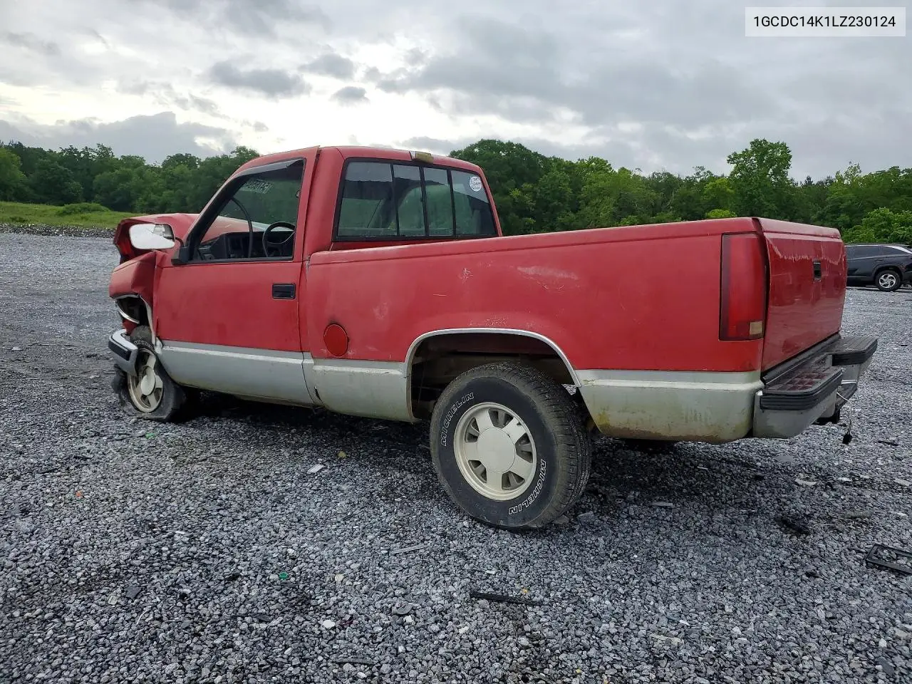 1990 Chevrolet Gmt-400 C1500 VIN: 1GCDC14K1LZ230124 Lot: 54765946