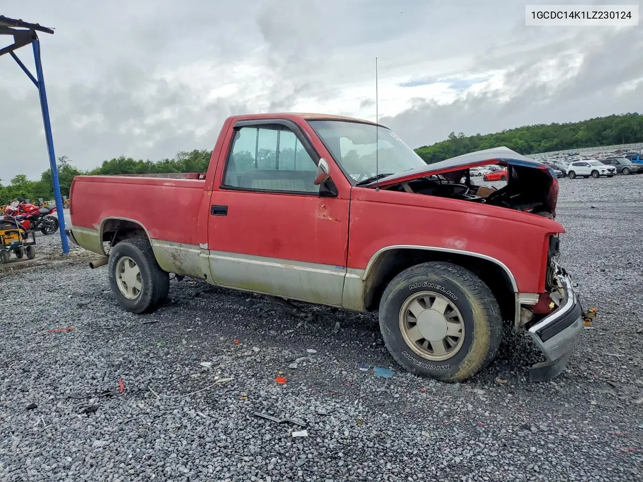 1990 Chevrolet Gmt-400 C1500 VIN: 1GCDC14K1LZ230124 Lot: 54765946